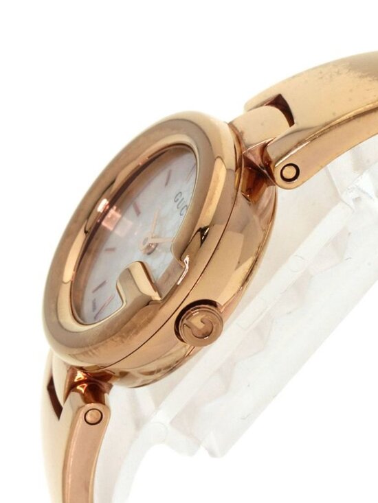 Gucci 134.5 GG Shell Bangle Watch Pgp - Picture 5 of 15